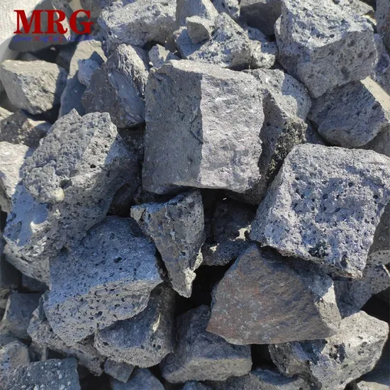 Silicio ad alto contenuto di carbonio per la produzione dell'acciaio come agente legante di alta qualità